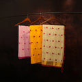 Handloom Cotton Saree Combo with Heart - Set of 3