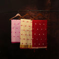 Handloom Cotton Saree Combo with Heart - Set of 3