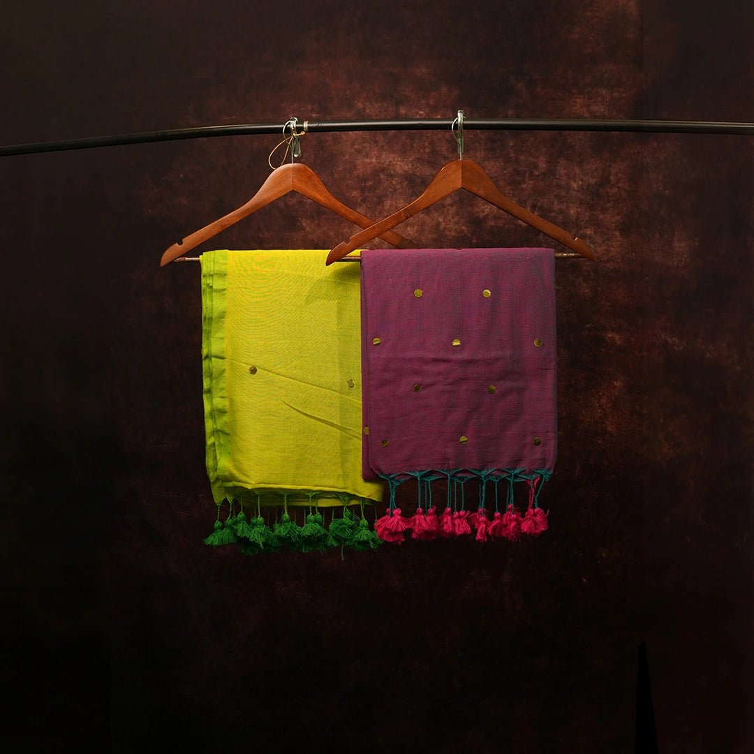 Handloom Cotton Saree Combo - Set of 2 - Kottanz Loom CoSareeKottanz Loom Co