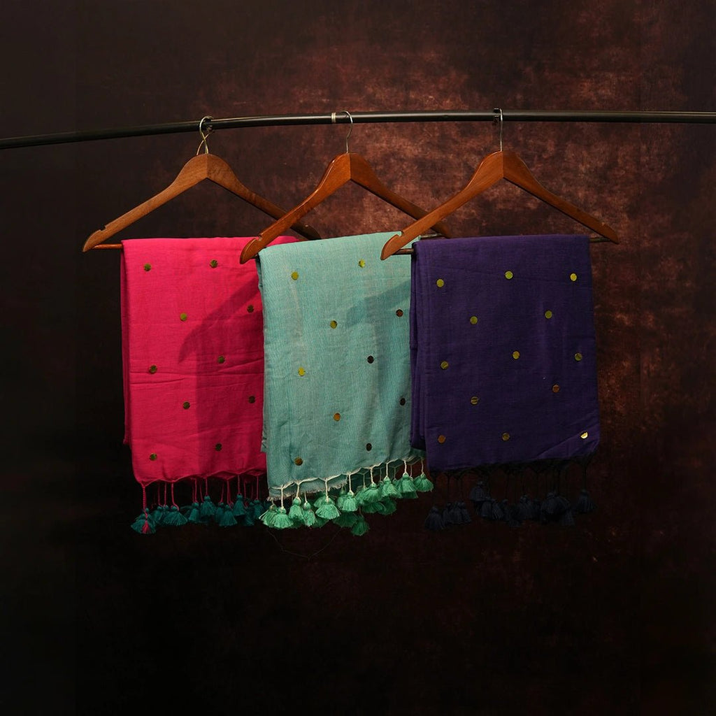 Handloom Cotton Saree Combo - Set of 3 - Kottanz Loom CoSareeKottanz Loom Co