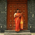 Handloom Striped Saree Combo with Golden Zari Tassels - Set of 3 - Kottanz Loom CoSareeKottanz Loom Co