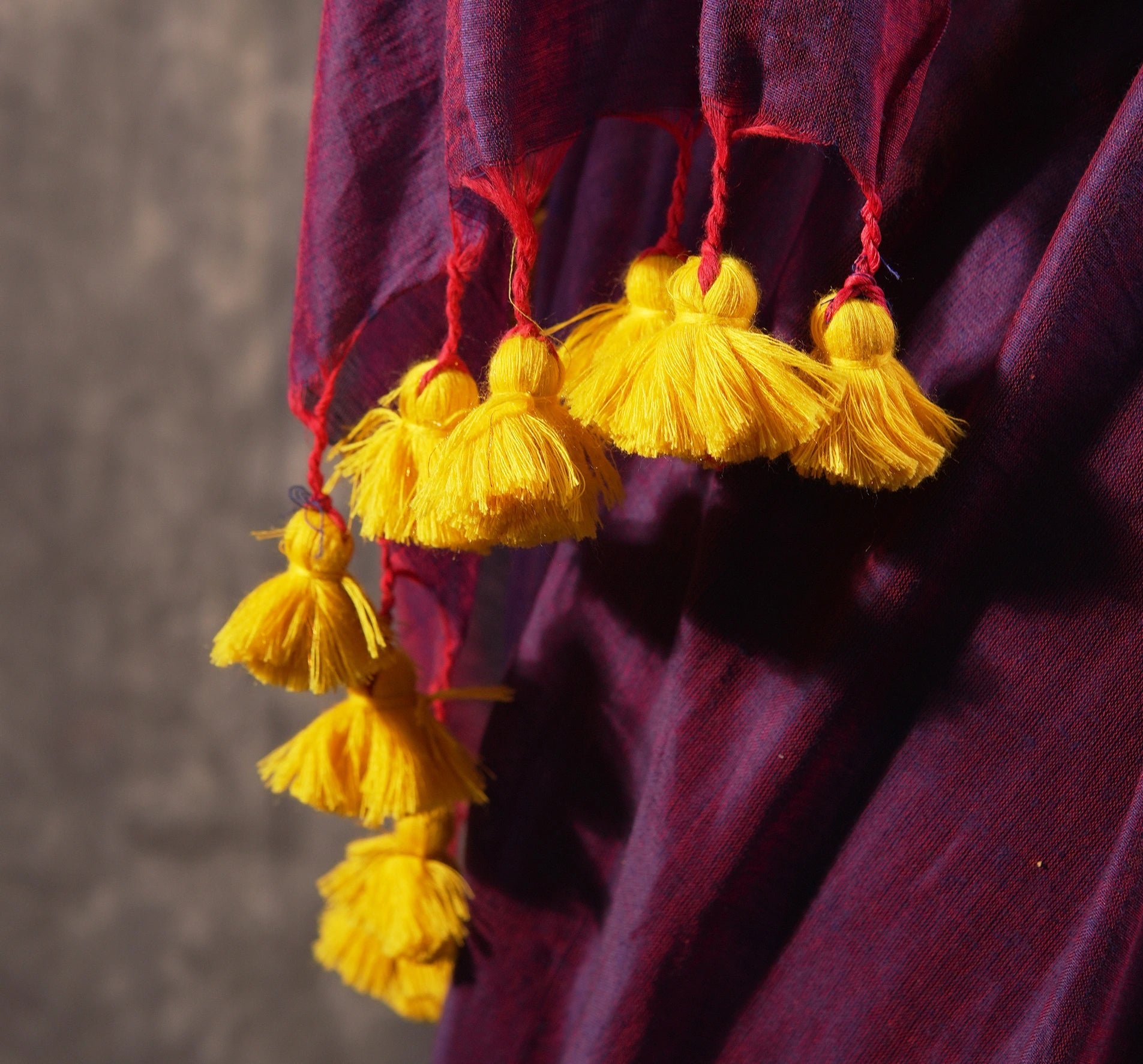 Plum Floral Ruffle Saree Set – Designer Wedding Party Wear - Kottanz Loom CoSareeKottanz Loom Co